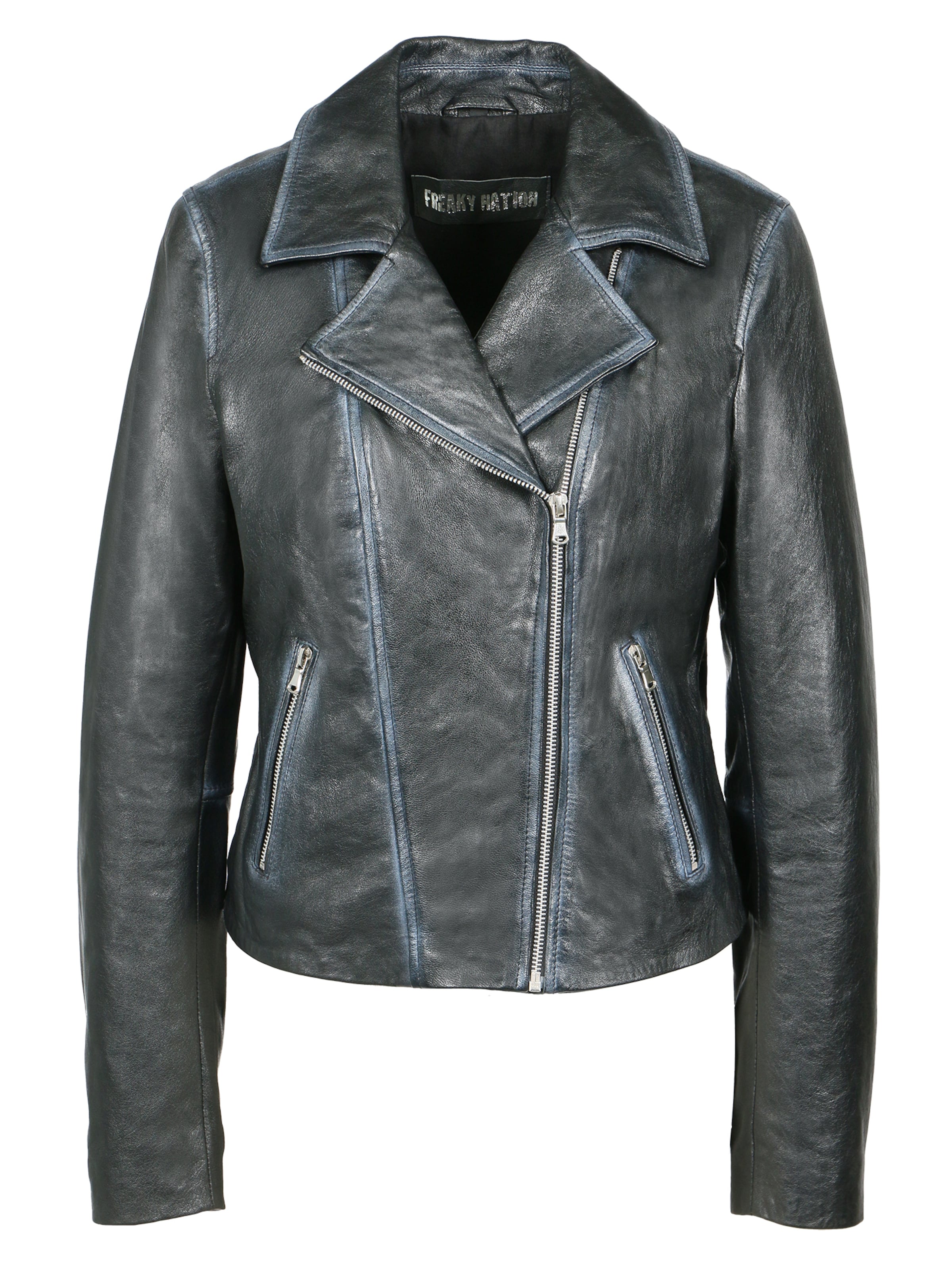 melns FREAKY NATION Starpsezonu jaka: no priekšpuses