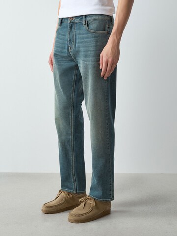 Effilé Jean 'Motionflex' Next en bleu : devant