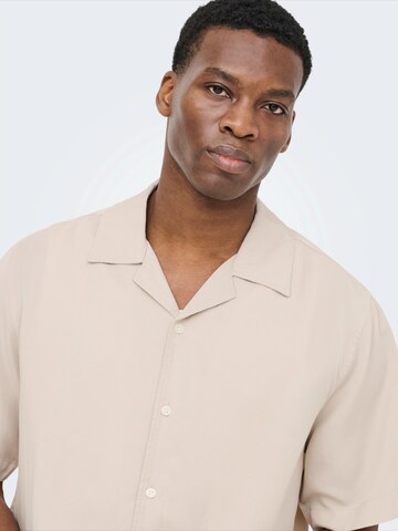 Only & Sons Regular fit Skjorta 'ONSPERU' i grå