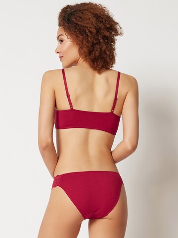 Bustier Soutien-gorge Skiny en rouge