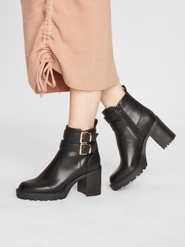 Bottines 'BARBARA-14' ONLY en noir : devant