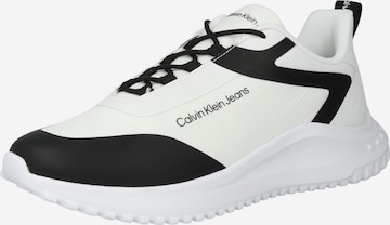 Calvin Klein Jeans Σνίκερ χαμηλό σε λευκό: μπροστά
