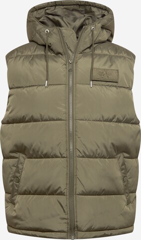 Gilet ALPHA INDUSTRIES en vert : devant