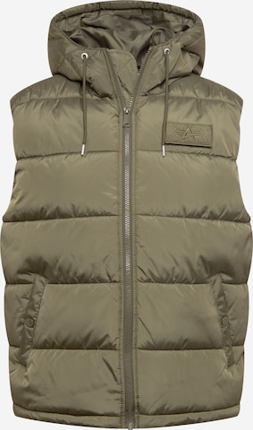 ALPHA INDUSTRIES Väst i grön: framsida