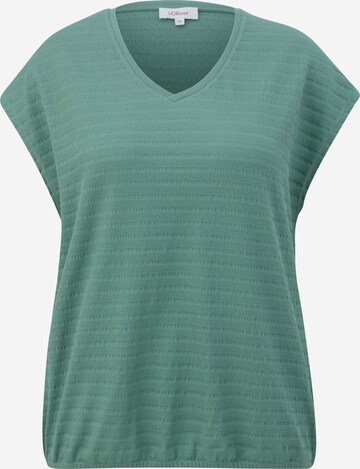 T-shirt s.Oliver en vert : devant