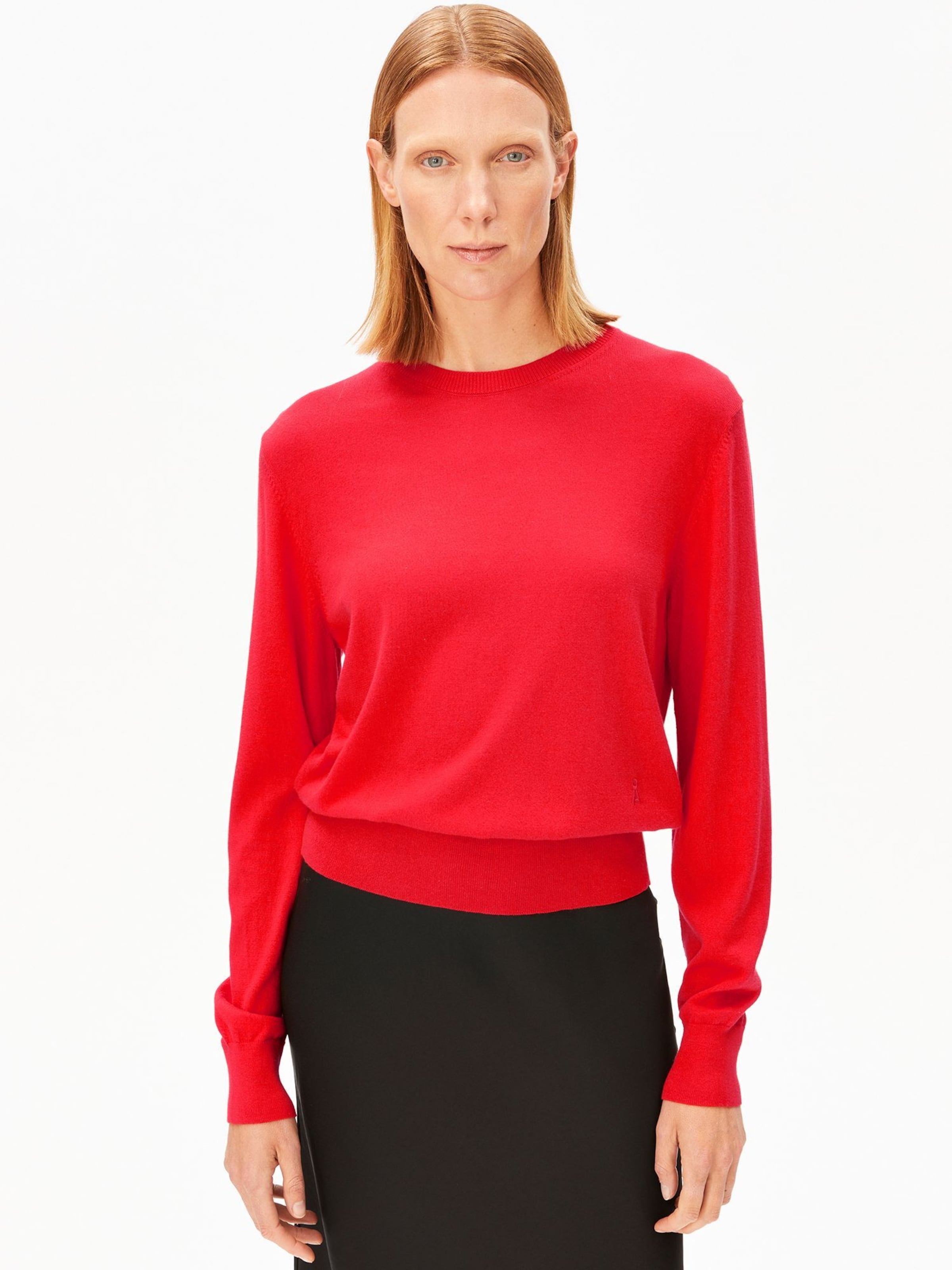 Pull-over ARMEDANGELS en rouge : devant
