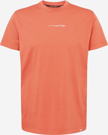 Pepe Jeans Shirt 'ANDREAS' in Oranje: voorkant