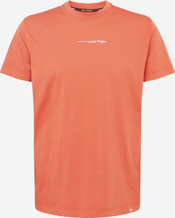 Maglietta 'ANDREAS' di Pepe Jeans in arancione: frontale