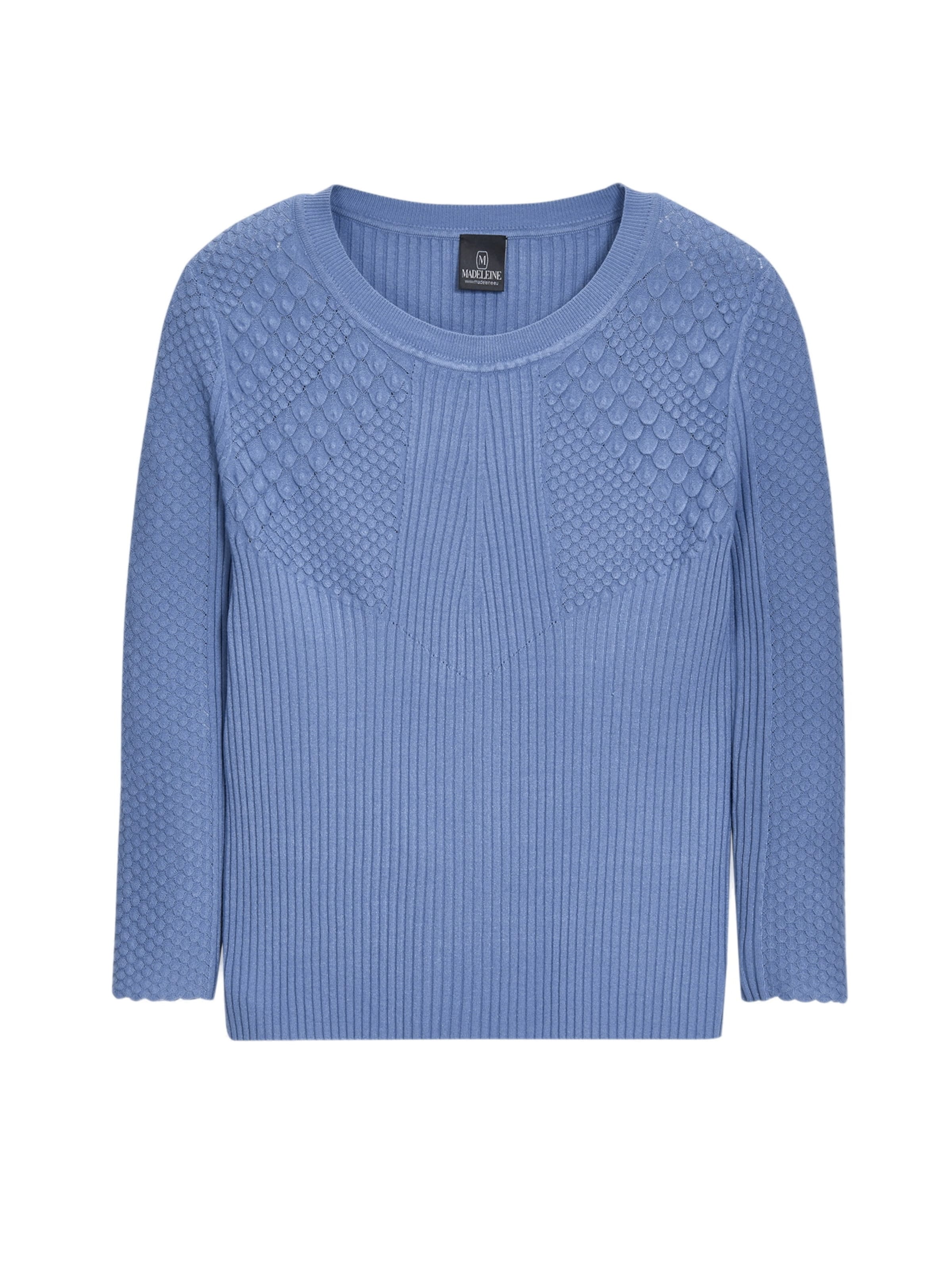 MADELEINE Trui in Blauw: voorkant
