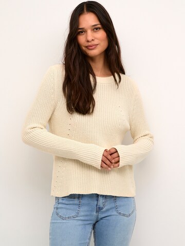 CULTURE Pullover 'Capella' in Beige: predná strana