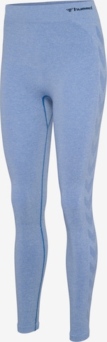 Hummel Skinny Sports trousers 'Ci' in Blue