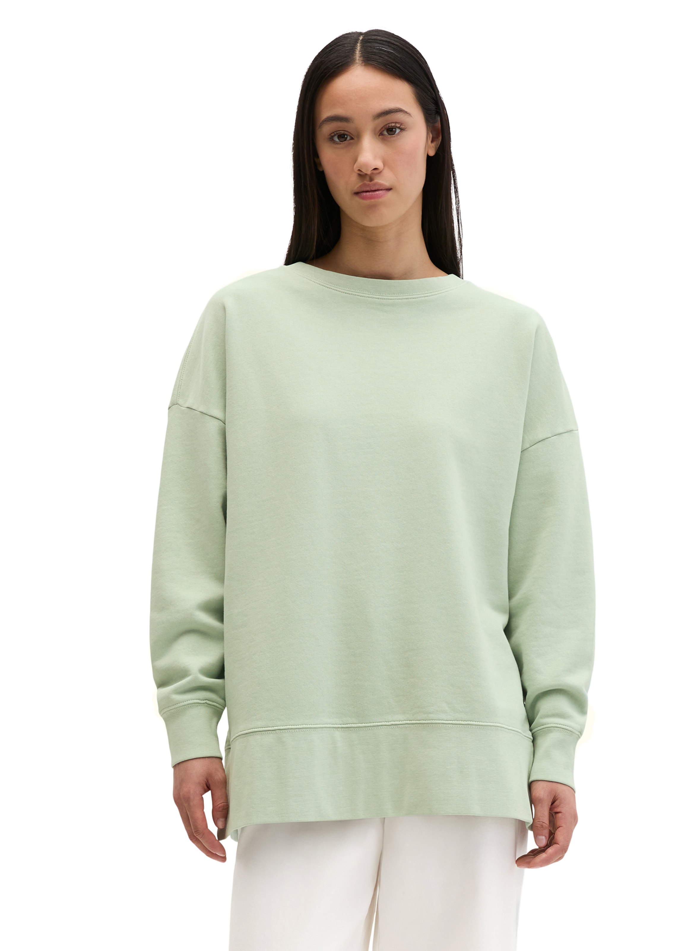 Marc O'Polo Sweatshirt in Groen: voorkant