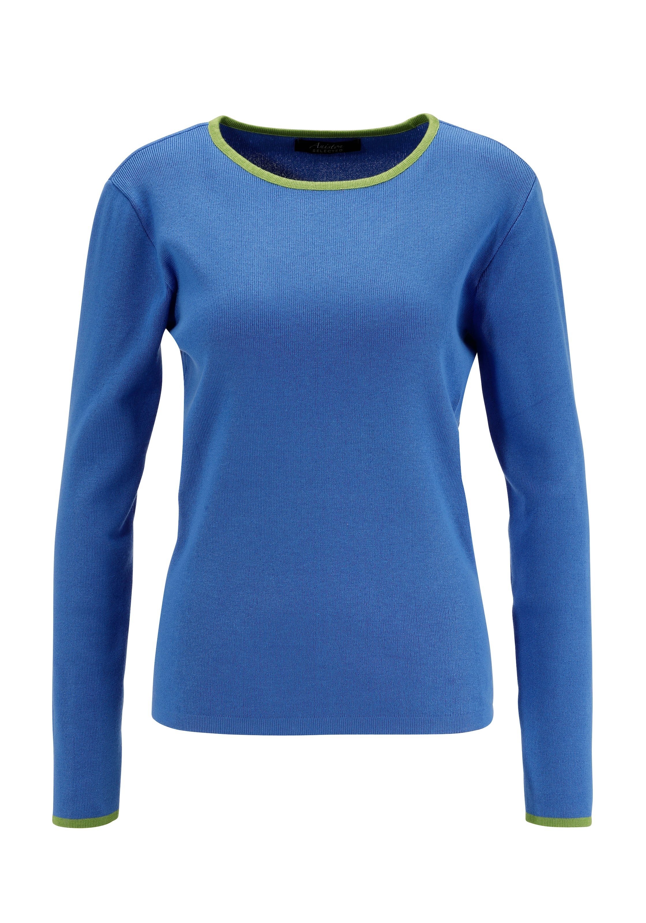 Aniston SELECTED Sweater in Blue: front