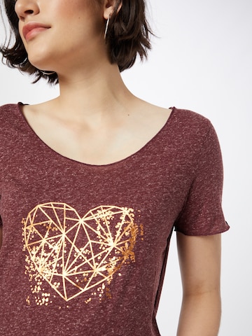 T-shirt 'LUA' VERO MODA en rouge