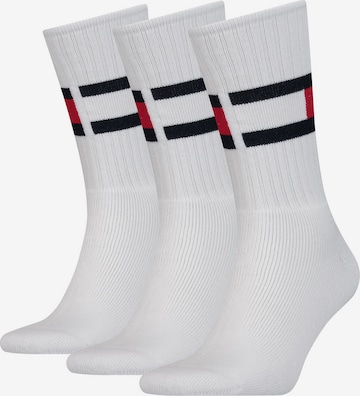 Chaussettes Tommy Hilfiger Underwear en blanc : devant