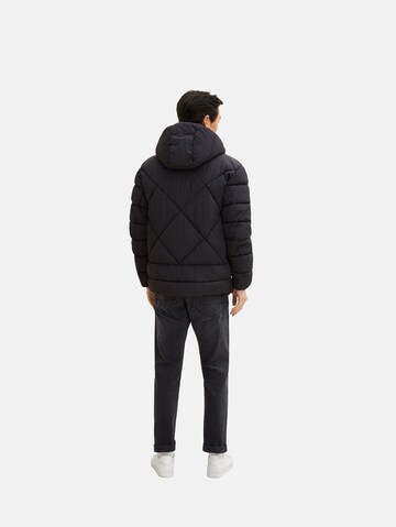 TOM TAILOR Winter Jacket in Black