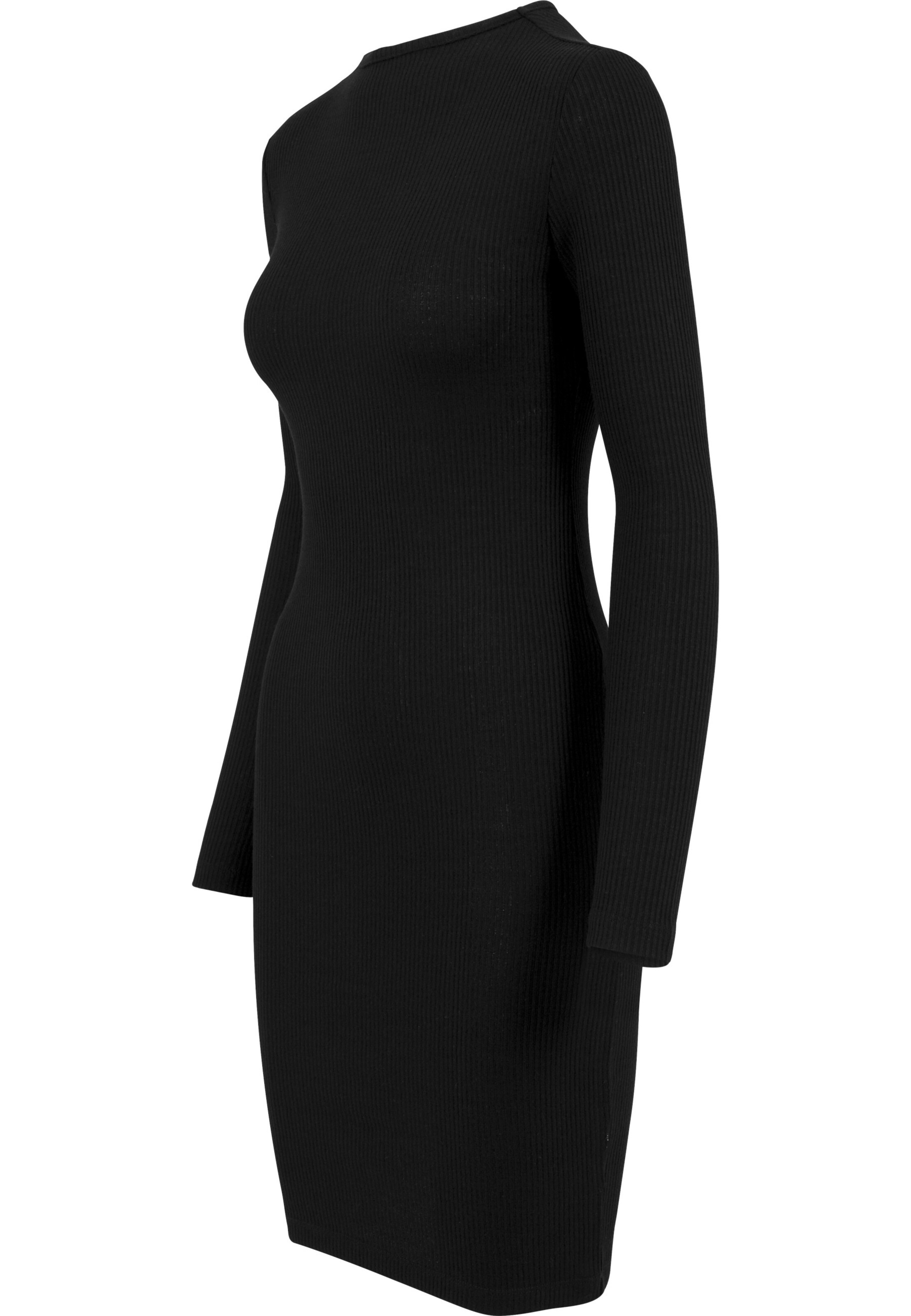 Robe ' Ladies Rib Dress ' Urban Classics en noir