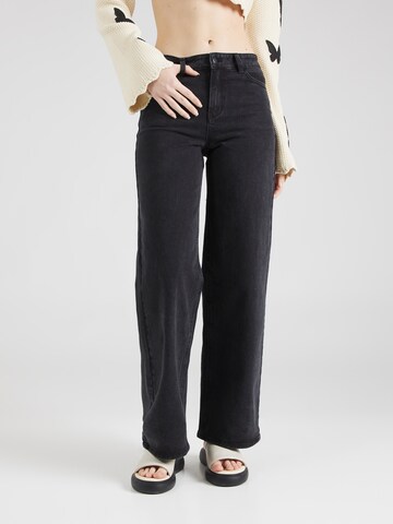 florence by mills exclusive for ABOUT YOU Wide leg Jeans 'Daze Dreaming' in Black: front