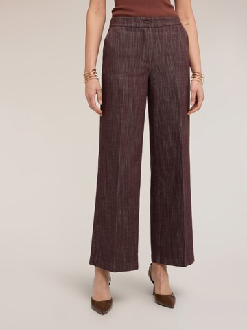 MOTIVI - Pierna ancha Pantalón en marrón