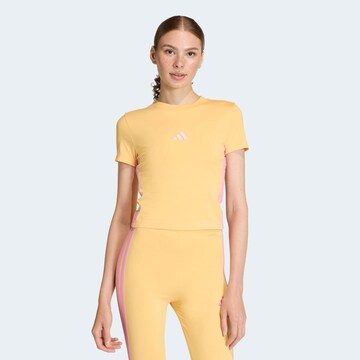 ADIDAS SPORTSWEAR Performance Shirt in Yellow: front