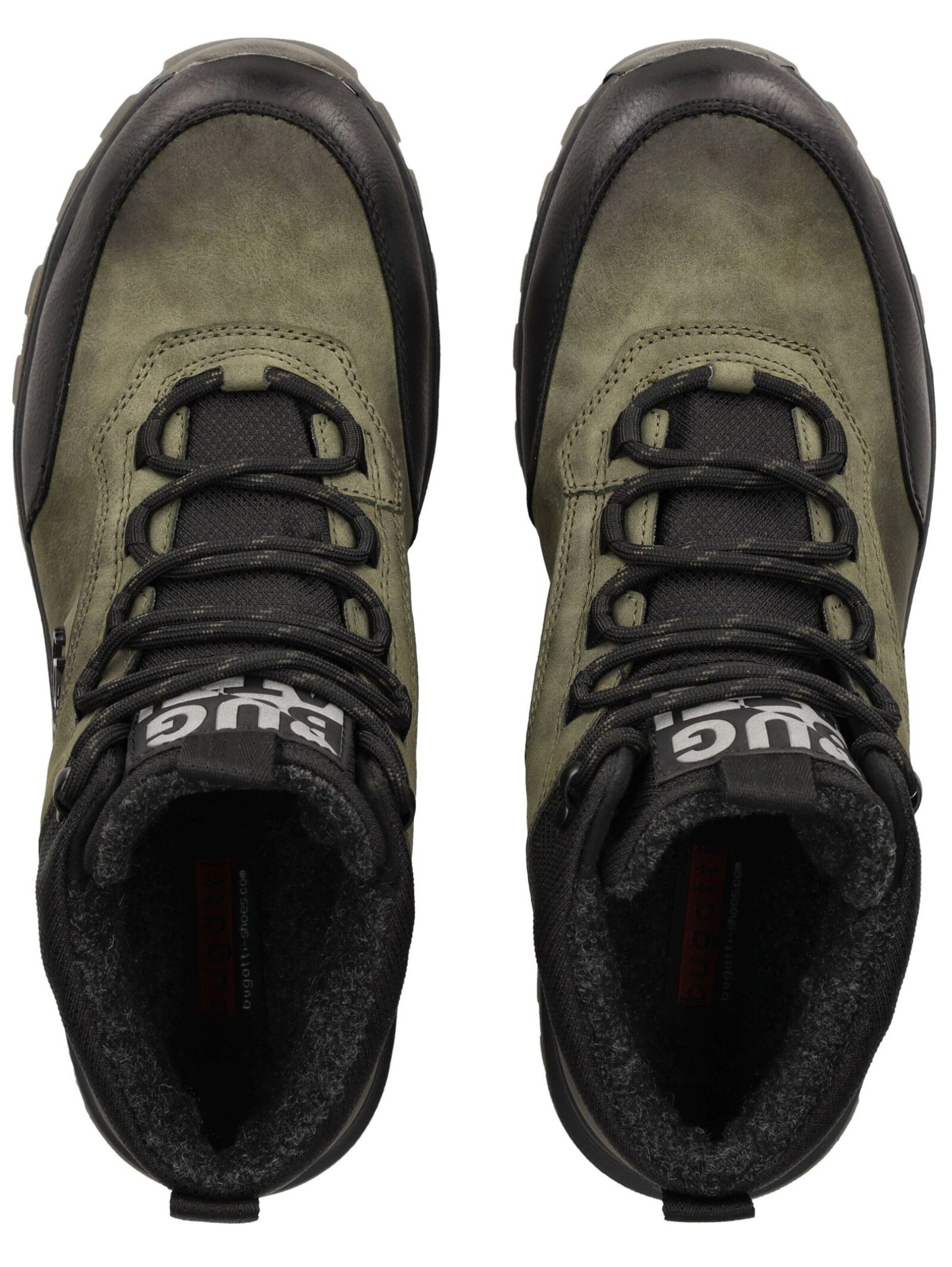 bugatti Schnürboots 'Columb' in Grün