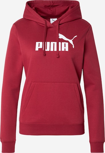 XS dydžio Sportinio tipo megztinis 'Ess No. 1' iš PUMA, spalva – tamsiai rožinė / balta, Prekių apžvalga