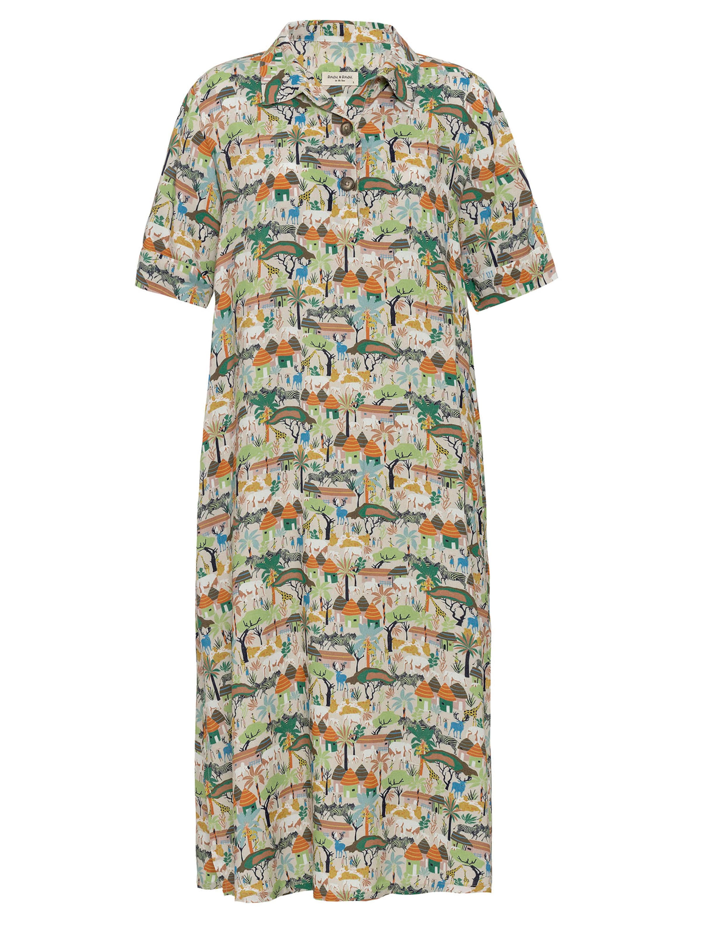 Anou Anou Φόρεμα σε μπεζ: μπροστά