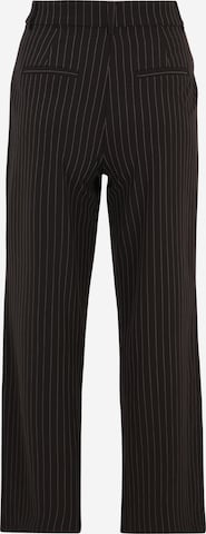 Vila Petite Wide leg Pleat-Front Pants 'BENSE' in Black