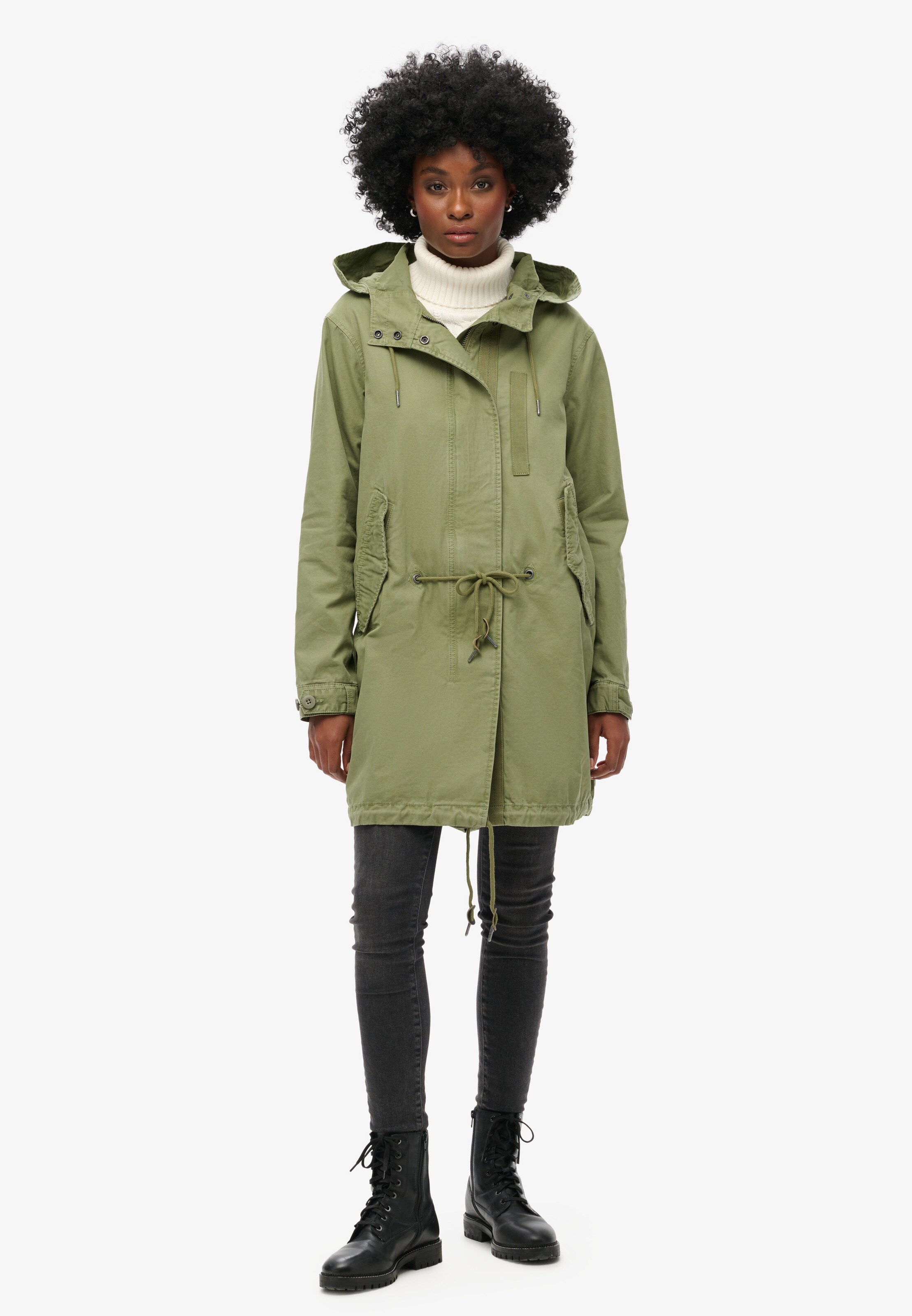 Superdry Tussenparka in Groen
