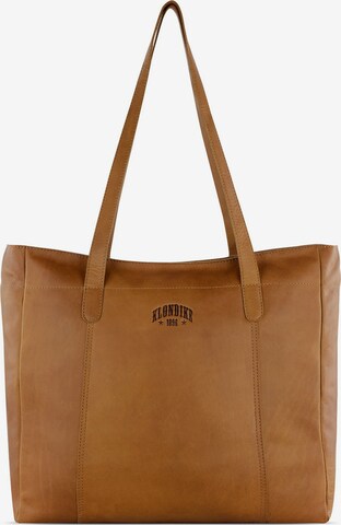 KLONDIKE 1896 Shoulder Bag 'Rush Rachel' in Brown: front