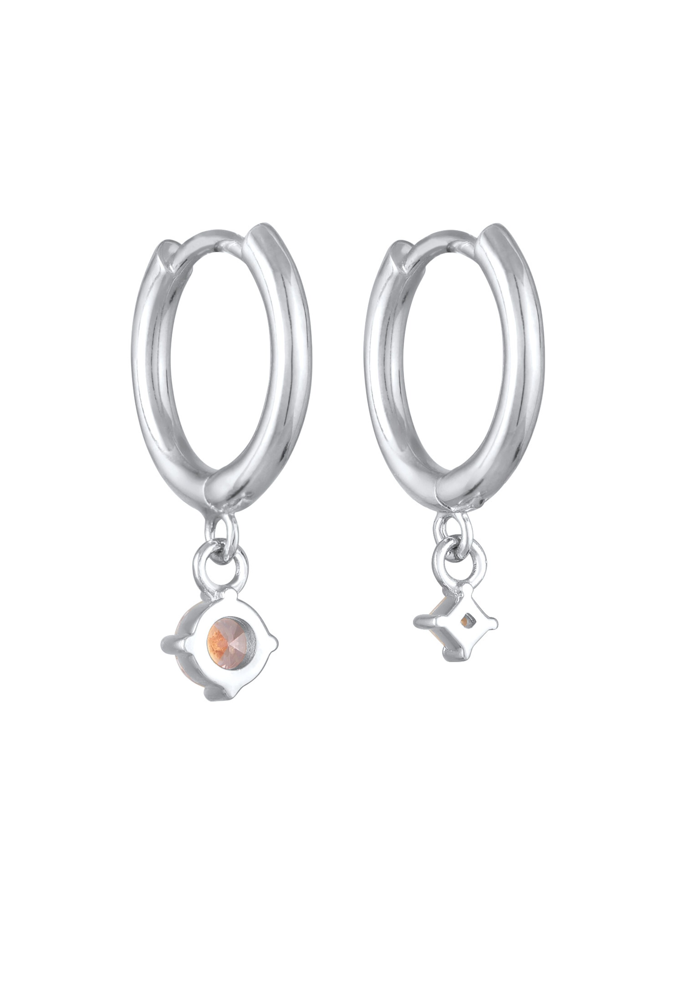 ELLI Ohrringe 'Kristall' in Silber