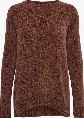 Oxmo Sweater 'Elvina' in Brown: front