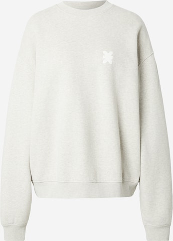 pilka Karo Kauer Megztinis be užsegimo 'No Hustle': priekis