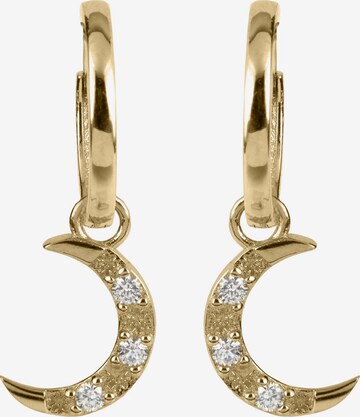 Jacques Lemans Earrings 'Topas' in Yellow: front