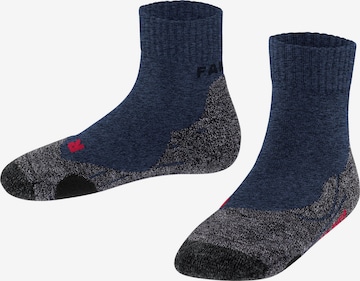 FALKE Athletic Socks 'TK2 Short' in Blue: front