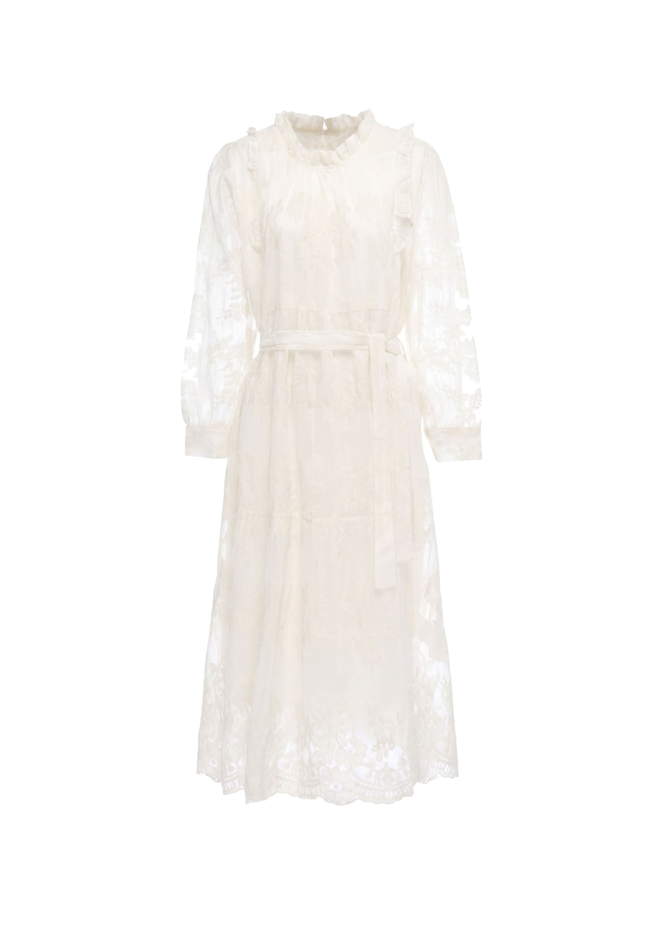 Usha Dress in 40 in Cream, Item view