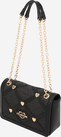 Love Moschino - Bolso de hombro en negro: frente