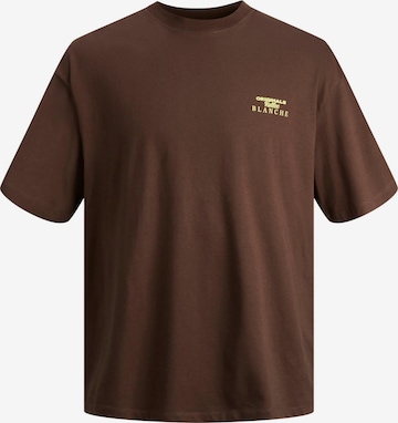 T-Shirt JACK & JONES en marron : devant