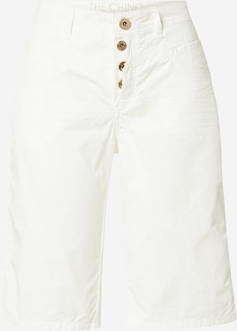 TAIFUN Regular Trousers in White: front