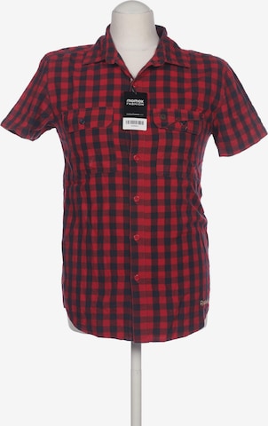 Reebok Button Up Shirt in S in Red: front