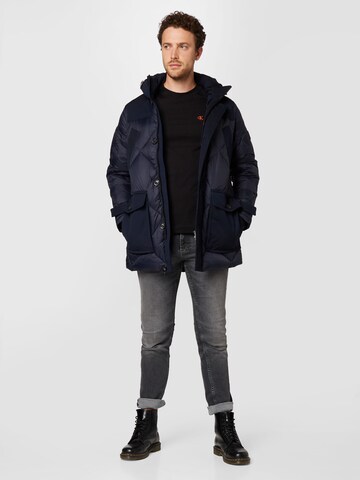 TOMMY HILFIGER Winterparka 'Rockie' in Blauw