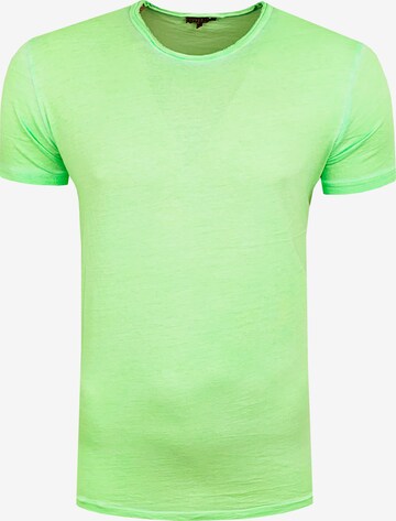 Rusty Neal Shirt in Groen: voorkant