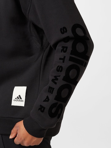 ADIDAS SPORTSWEAR - Sweatshirt de desporto 'Lounge Fleece' em preto
