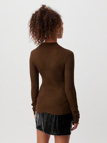 LeGer by Lena Gercke Sweater 'Isabella' in Brown