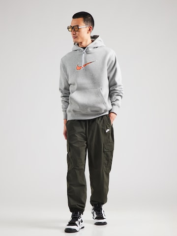 Nike Sportswear Mikina 'M NK CLUB BB HDY NEO VARSITY' - Sivá