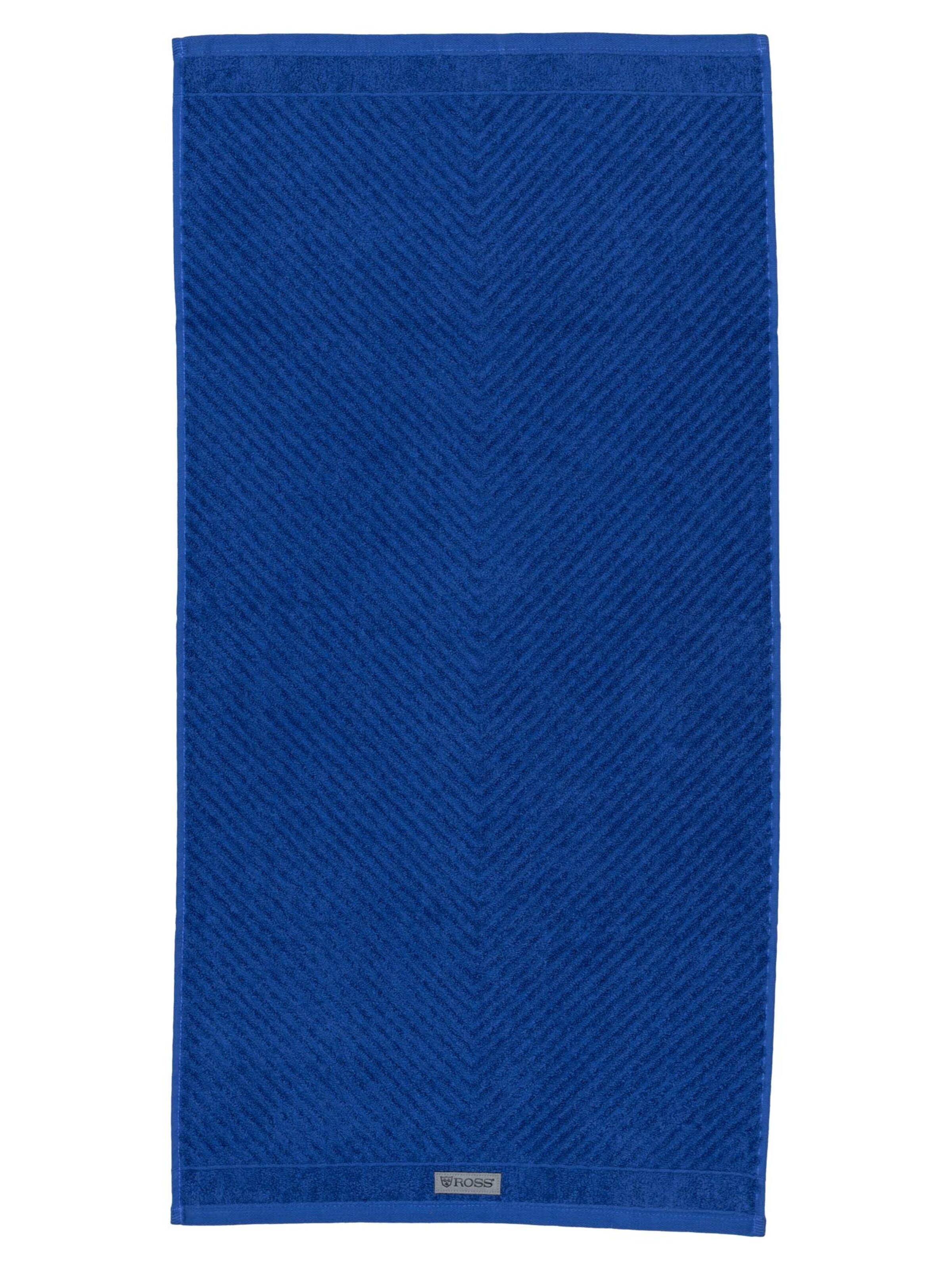 ROSS Handdoek 'Smart' in Blauw