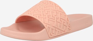 TOMMY HILFIGER - Zapatos abiertos en rosa: frente