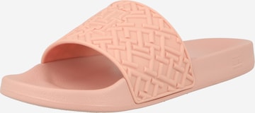 Mule TOMMY HILFIGER en rose : devant