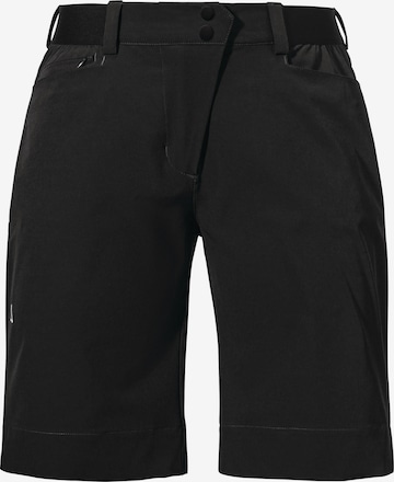 Pantalon outdoor ' Bike Shorts Style Keitele WMS ' Schöffel en noir : devant