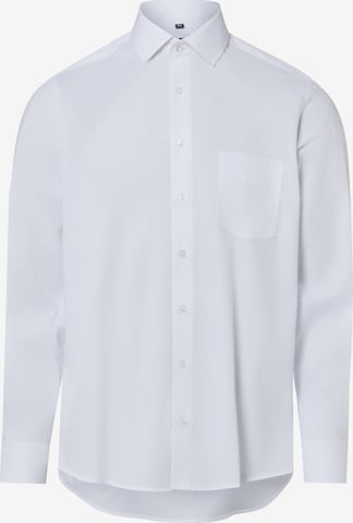 Chemise business Andrew James en blanc : devant